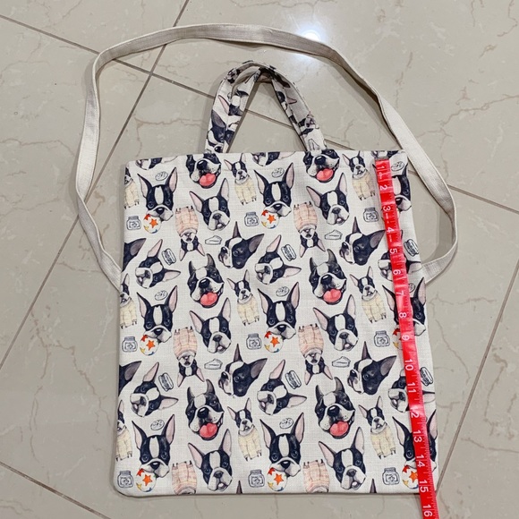 Super Cute Dogs All Over Printed Tote Bag - Picture 3 of 4